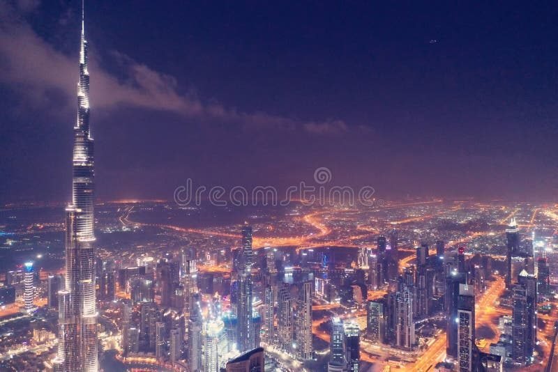 Dubai Marina skyline at sunset — home of FalconNet since 2016