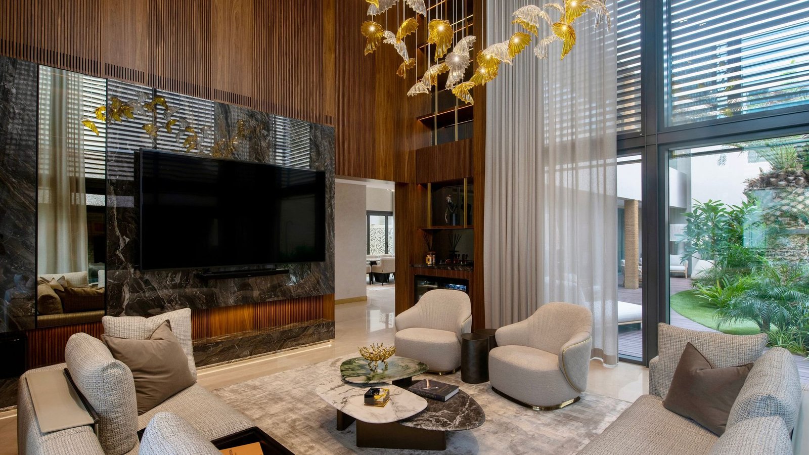Wi-Fi router installation in a luxury Dubai Marina penthouse living room
